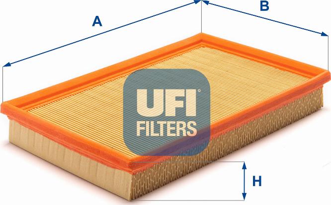 UFI 30.011.00 - Воздушный фильтр, двигатель unicars.by