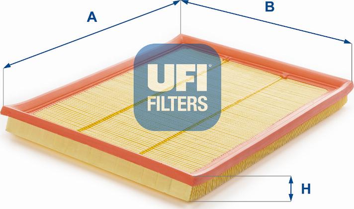 UFI 30.017.00 - Воздушный фильтр, двигатель unicars.by