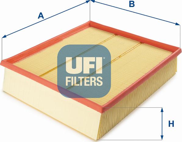 UFI 30.080.00 - Воздушный фильтр, двигатель unicars.by