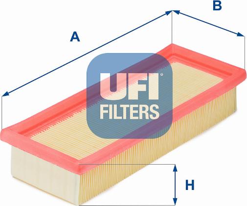 UFI 30.032.00 - Воздушный фильтр, двигатель unicars.by