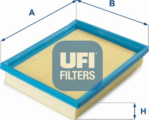 UFI 30.027.00 - Воздушный фильтр, двигатель unicars.by