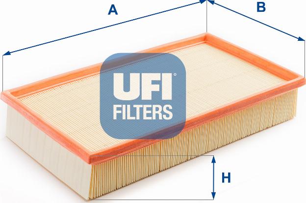 UFI 30.073.00 - Воздушный фильтр, двигатель unicars.by