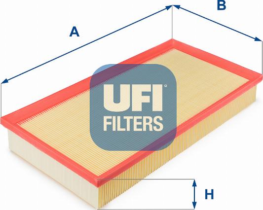 UFI 30.077.00 - Воздушный фильтр, двигатель unicars.by