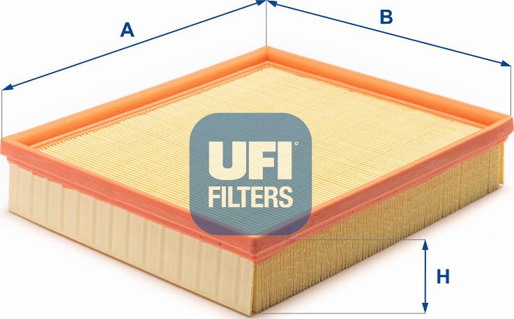 UFI 30.142.00 - Воздушный фильтр, двигатель unicars.by