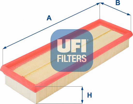 UFI 30.150.00 - Воздушный фильтр, двигатель unicars.by