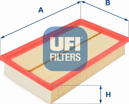 UFI 30.101.00 - Воздушный фильтр, двигатель unicars.by