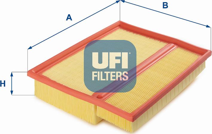 UFI 30.119.00 - Воздушный фильтр, двигатель unicars.by