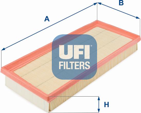 UFI 30.112.00 - Воздушный фильтр, двигатель unicars.by