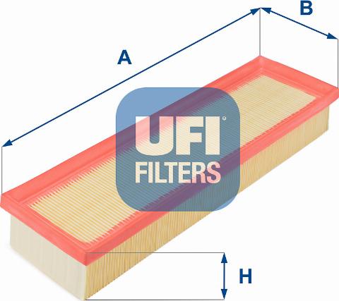 UFI 30.185.00 - Воздушный фильтр, двигатель unicars.by