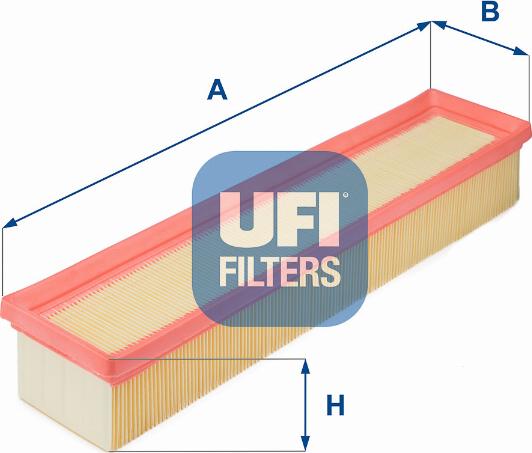 UFI 30.181.00 - Воздушный фильтр, двигатель unicars.by