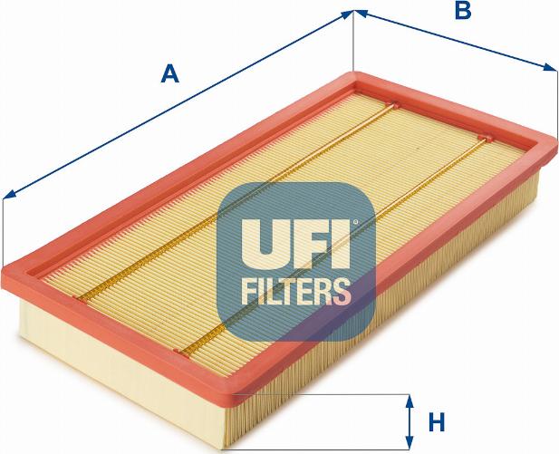 UFI 30.135.00 - Воздушный фильтр, двигатель unicars.by