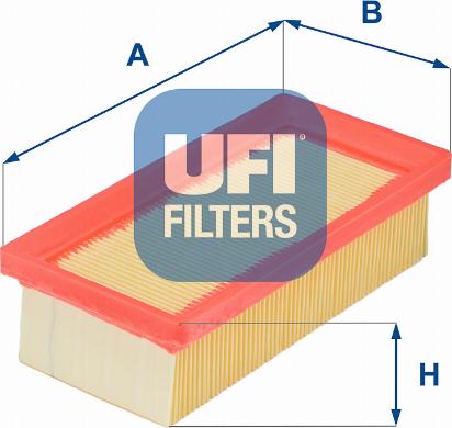 UFI 30.894.00 - Воздушный фильтр, двигатель unicars.by