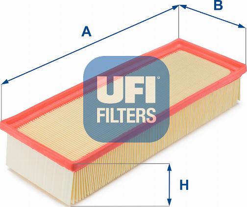 UFI 30.365.00 - Воздушный фильтр, двигатель unicars.by