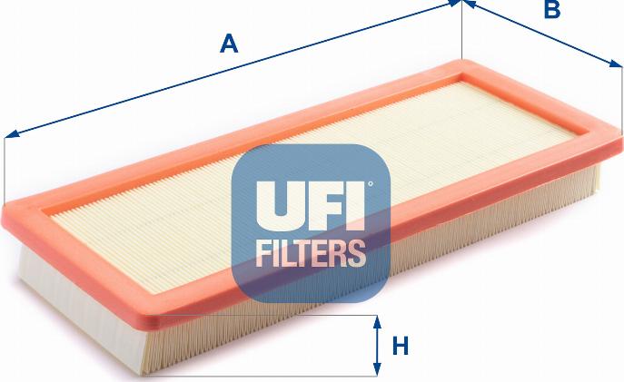 UFI 30.368.00 - Воздушный фильтр, двигатель unicars.by