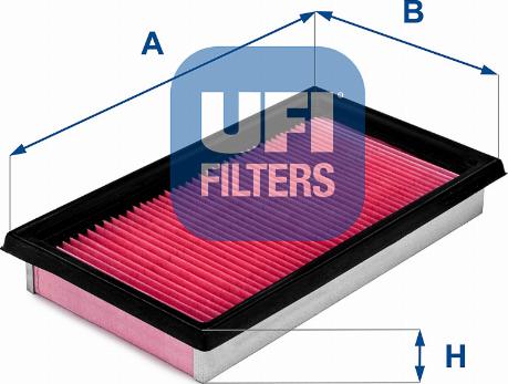 UFI 30.362.00 - Воздушный фильтр, двигатель unicars.by