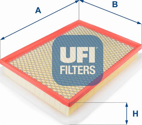 UFI 30.259.00 - Воздушный фильтр, двигатель unicars.by