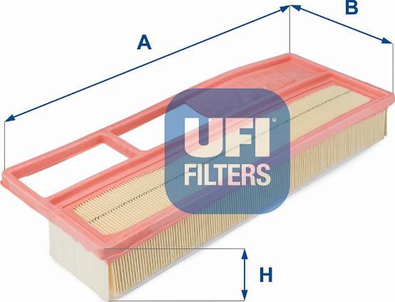 UFI 30.265.00 - Воздушный фильтр, двигатель unicars.by