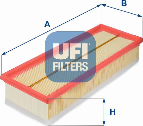 UFI 30.210.00 - Воздушный фильтр, двигатель unicars.by