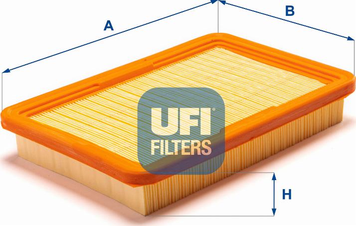 UFI 30.285.00 - Воздушный фильтр, двигатель unicars.by