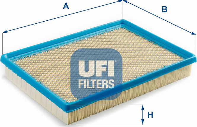 UFI 30.281.00 - Воздушный фильтр, двигатель unicars.by