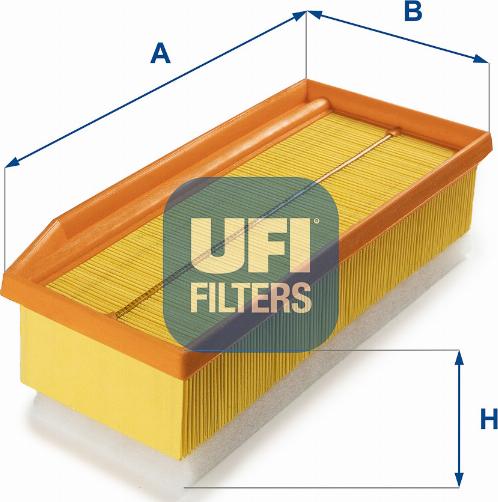 UFI 30.A16.00 - Воздушный фильтр, двигатель unicars.by