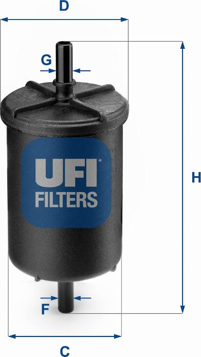 UFI 31.948.00 - Топливный фильтр unicars.by