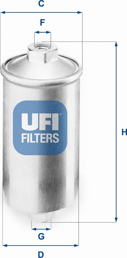 UFI 31.504.00 - Топливный фильтр unicars.by