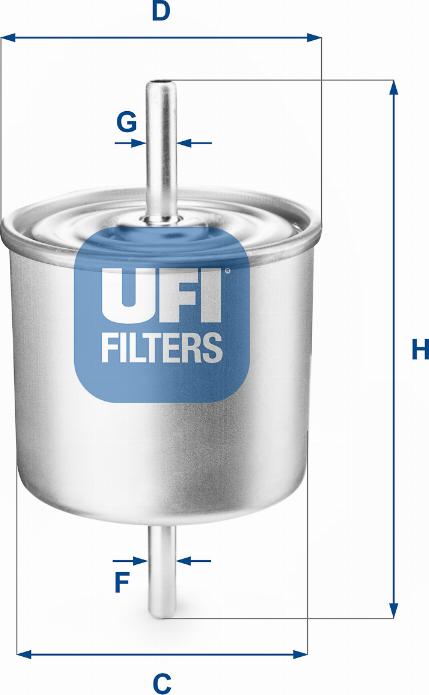 UFI 31.514.00 - Топливный фильтр unicars.by