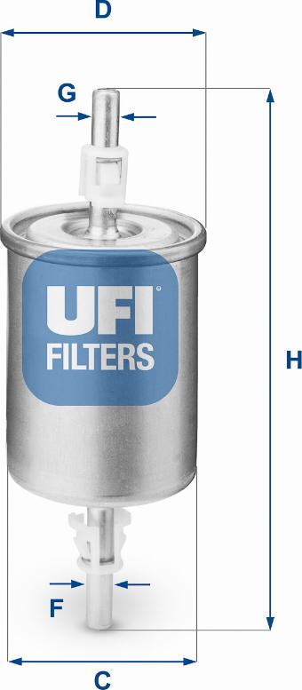 UFI 31.515.00 - Топливный фильтр unicars.by