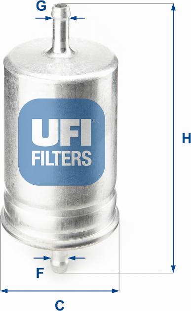 UFI 31.510.00 - Топливный фильтр unicars.by