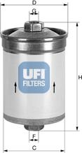 UFI 31.531.00 - Топливный фильтр unicars.by