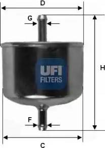 UFI 31.528.00 - Топливный фильтр unicars.by