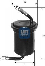 UFI 31.664.00 - Топливный фильтр unicars.by