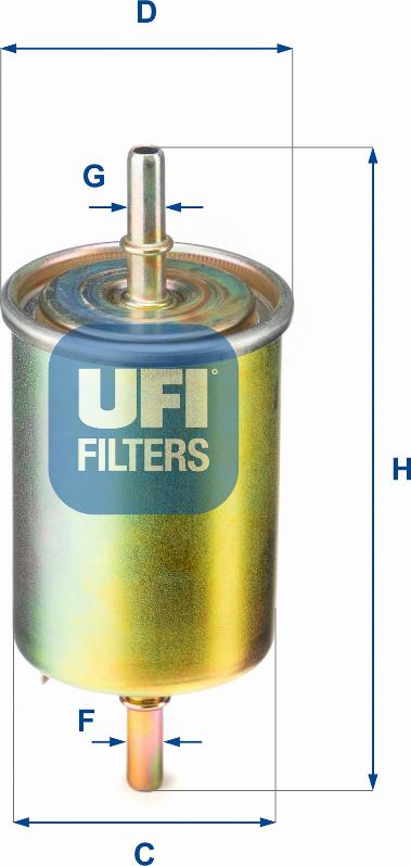 UFI 31.850.00 - Топливный фильтр unicars.by