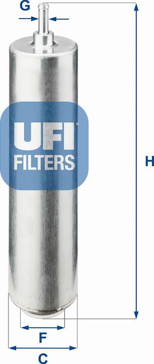 UFI 31.852.00 - Топливный фильтр unicars.by