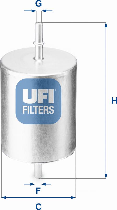 UFI 31.817.00 - Топливный фильтр unicars.by