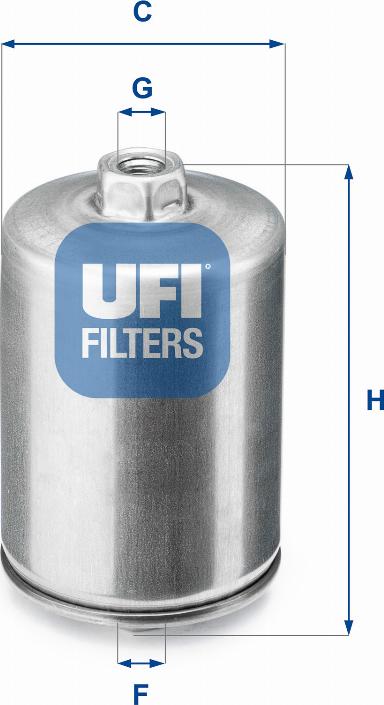 UFI 31.748.00 - Топливный фильтр unicars.by