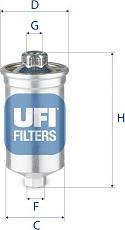 UFI 31.770.00 - Топливный фильтр unicars.by