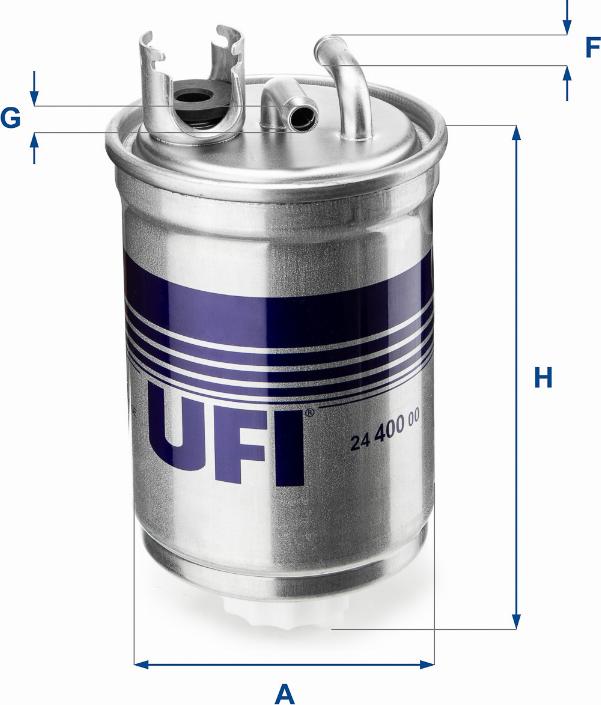 UFI 24.400.00 - Топливный фильтр unicars.by