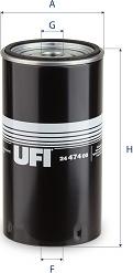 UFI 24.474.00 - Топливный фильтр unicars.by