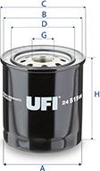 UFI 24.519.00 - Топливный фильтр unicars.by