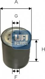 UFI 24.158.00 - Топливный фильтр unicars.by