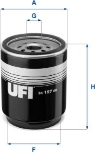 UFI 24.157.00 - Топливный фильтр unicars.by