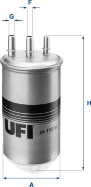 UFI 24.115.00 - Топливный фильтр unicars.by