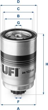 UFI 24.123.00 - Топливный фильтр unicars.by