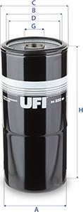 UFI 24.332.00 - Топливный фильтр unicars.by