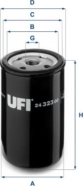 UFI 24.323.00 - Топливный фильтр unicars.by