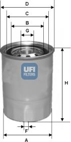 UFI 24.339.00 - Топливный фильтр unicars.by