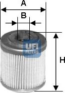 UFI 25.547.00 - Масляный фильтр unicars.by