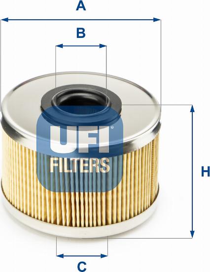 UFI 26.686.00 - Топливный фильтр unicars.by